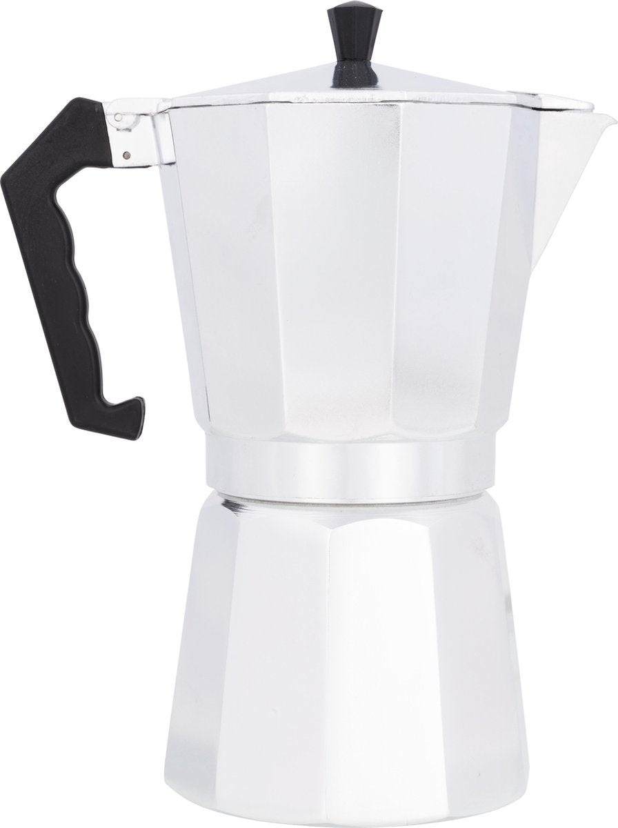Kitchenbasics Kitchen Basics Espressomaschine – Aluminium – 12 Tassen