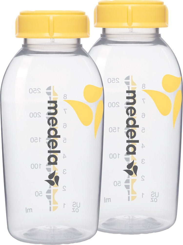Medela Muttermilch-Aufbewahrungsflaschen – BPA-frei – Set mit 2 x 250 ml pro Flasche