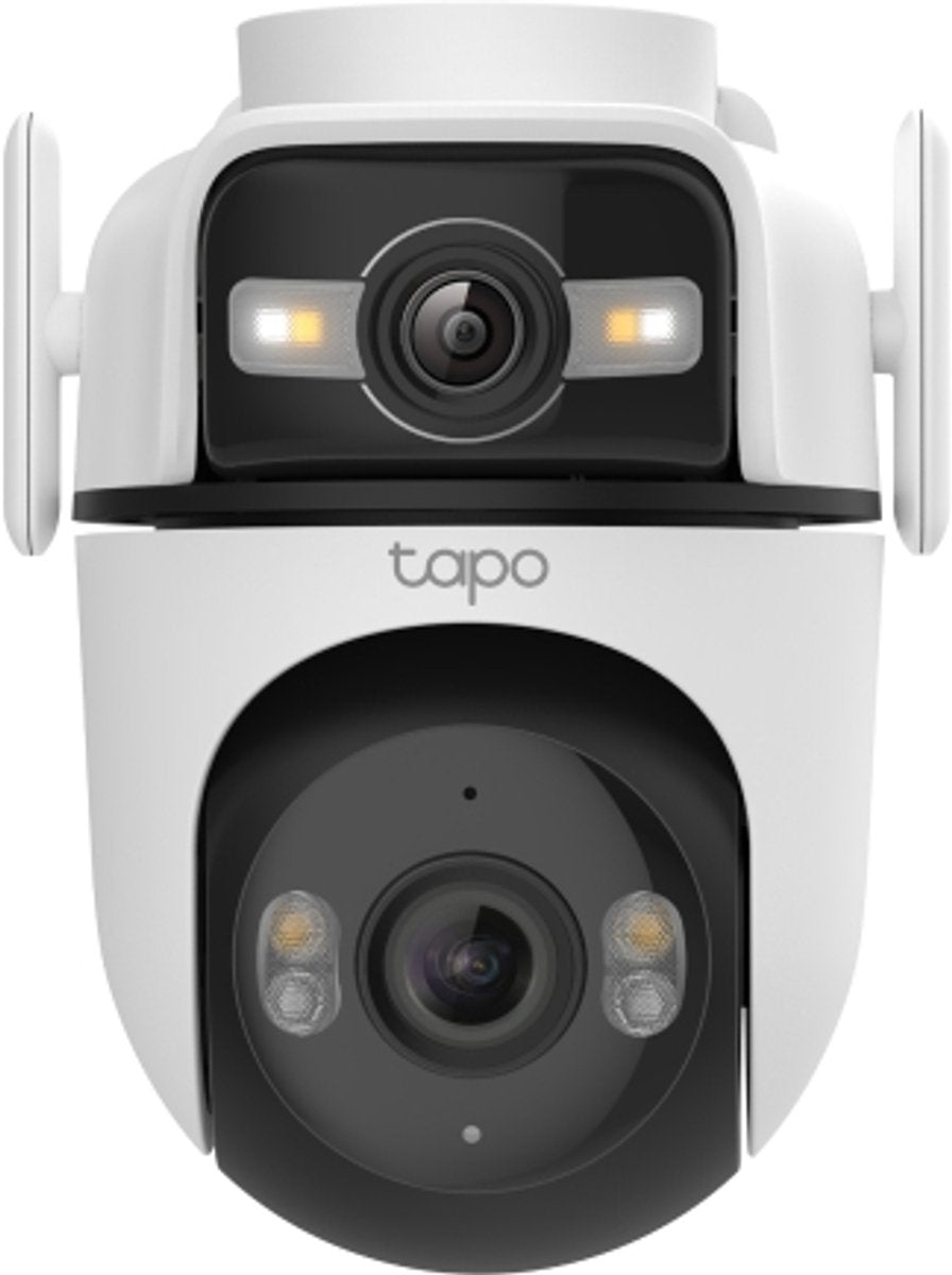 Tp-Link Tapo C545D Sicherheitskamera mit zwei Objektiven – für den Außenbereich – 2K 3 MP – Schwenk-/Neigefunktion – KI-Erkennung – IP66