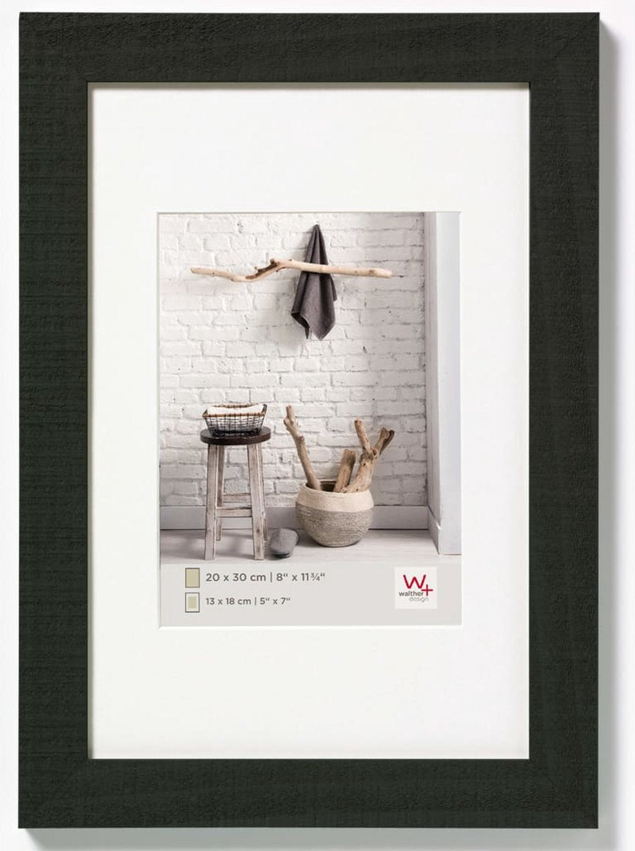 Walther Home - Holzrahmen - Fotogröße 40x50 cm - Schwarz