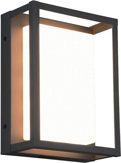 Trio witham - Wandleuchte - Anthrazit - inkl. 1x SMD 10,5W - Lichtfarbe einstellbar - Außenbeleuchtung - IP54