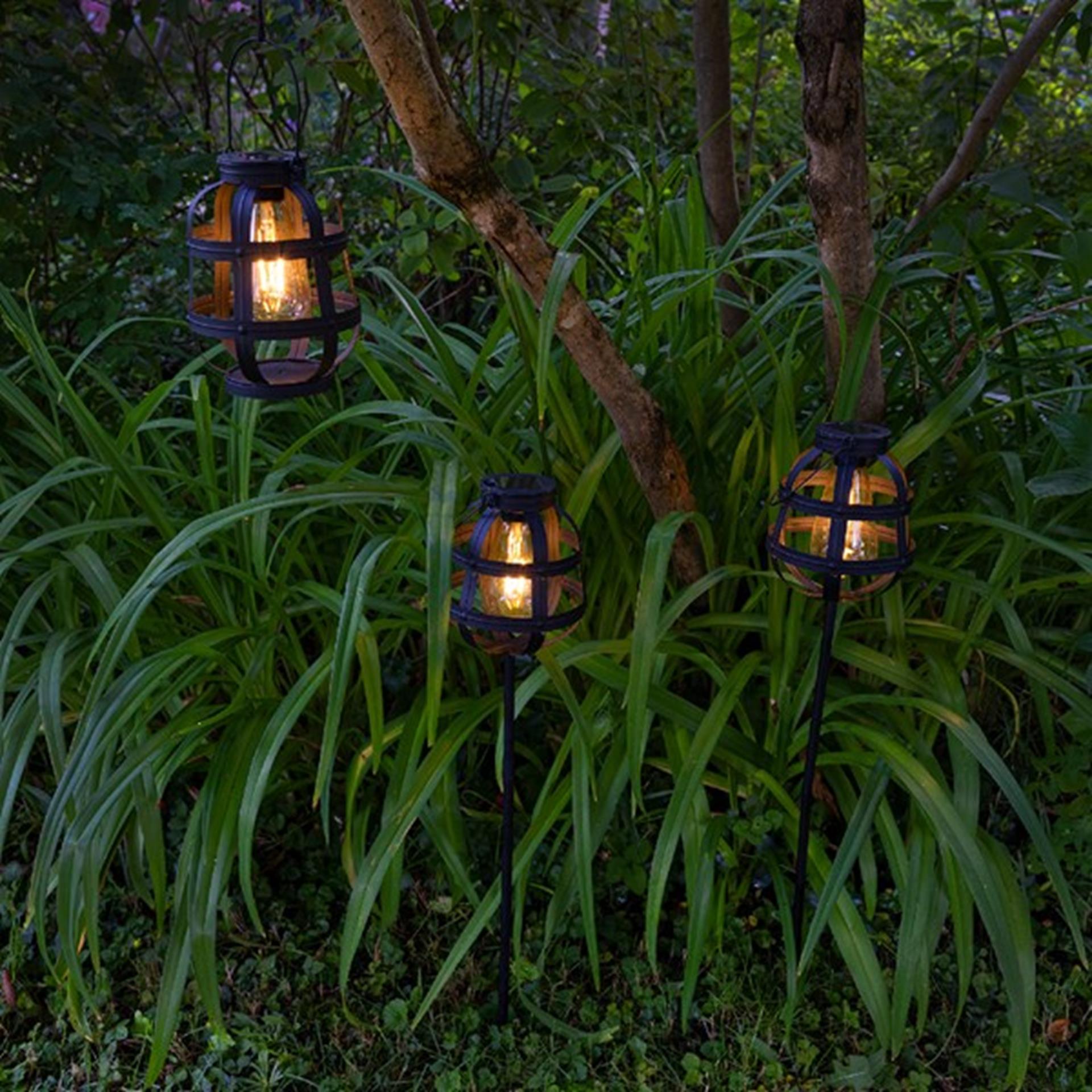 Lumineo LED-Solarlaternen-Set a 3