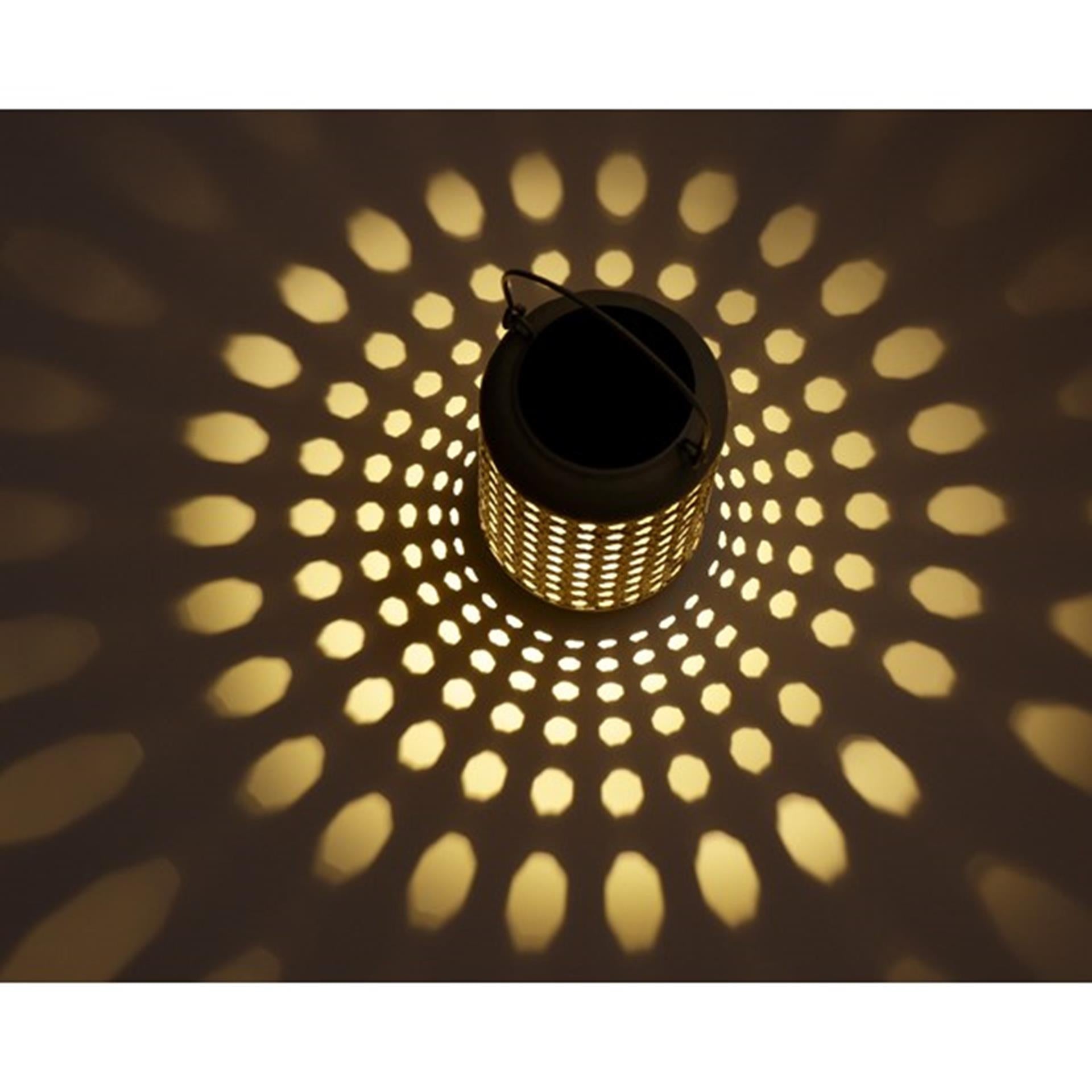 Lumineo LED-Solarlaterne ø12-h17cm