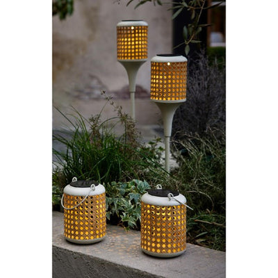 Lumineo LED-Solarleuchte ø10,5-h80cm 4-teilig