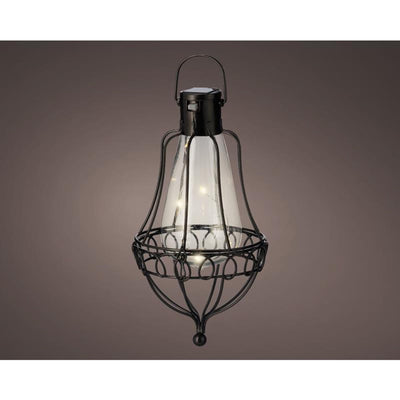 Lumineo LED-Solar-Hängelampe H21cm schwarz