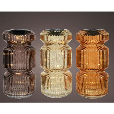 Lumineo LED-Solar-Tischleuchte ø12-h25cm