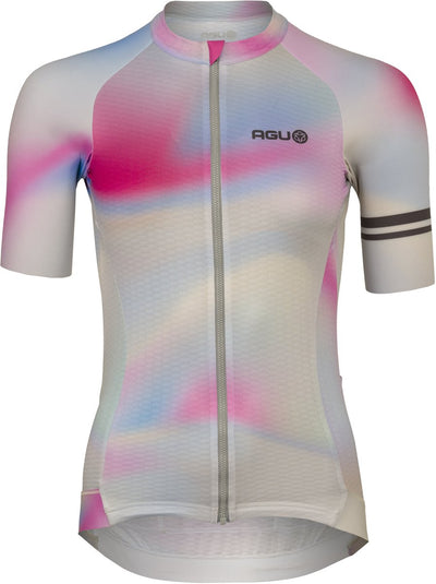 Agu Gradient Swirl Radshirt Performance Damen