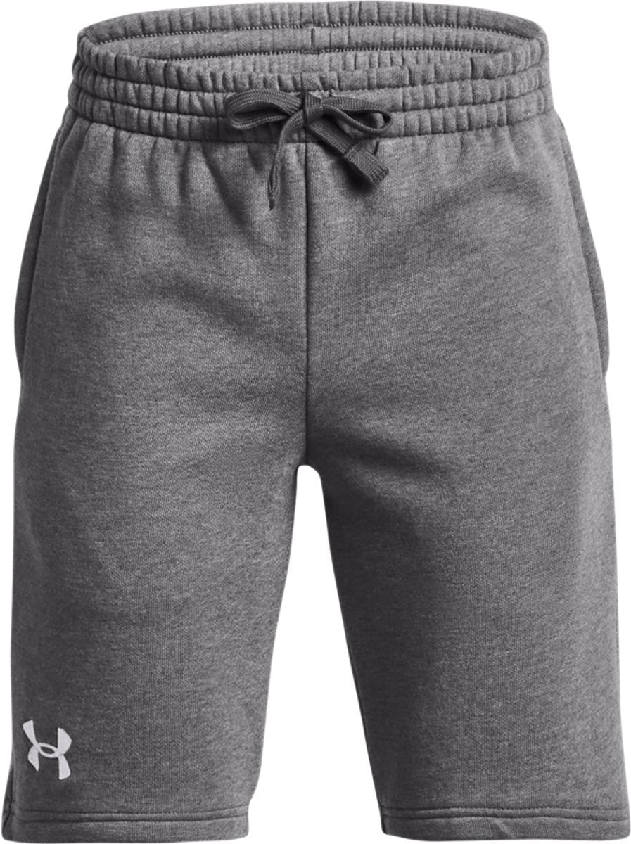 Under Armour UA Rival Fleece Shorts Jungen Sporthose - Grau