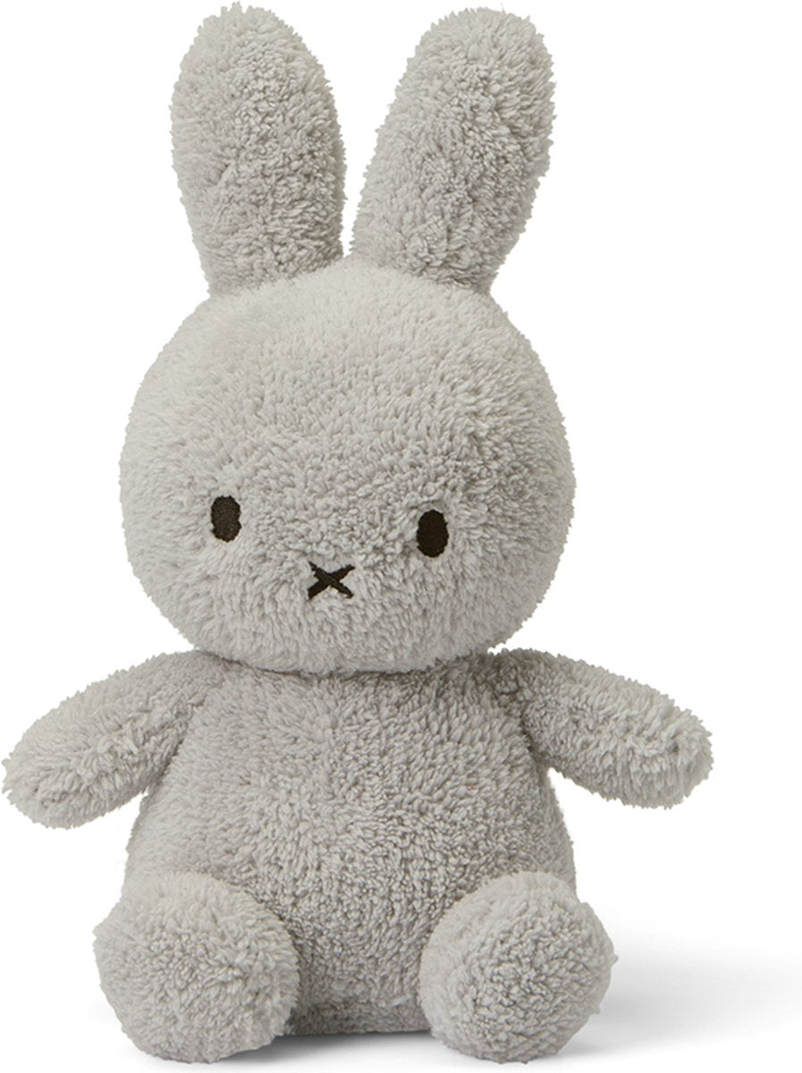 Bon Ton Toys Miffy – Frottee hellgrau – 23 cm