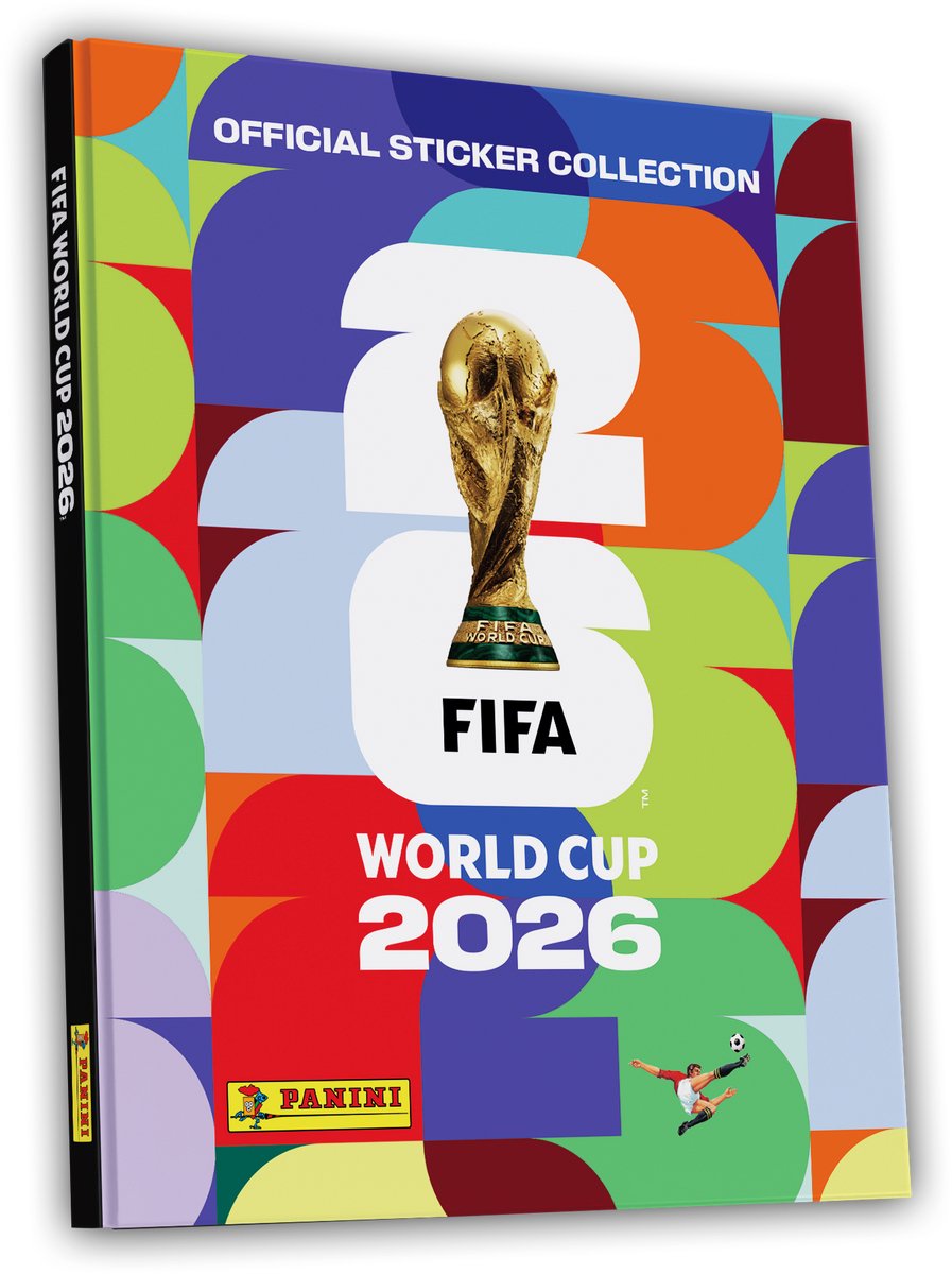 Panini – Aufkleber zur FIFA-Weltmeisterschaft 2026 – Hardcover-Album