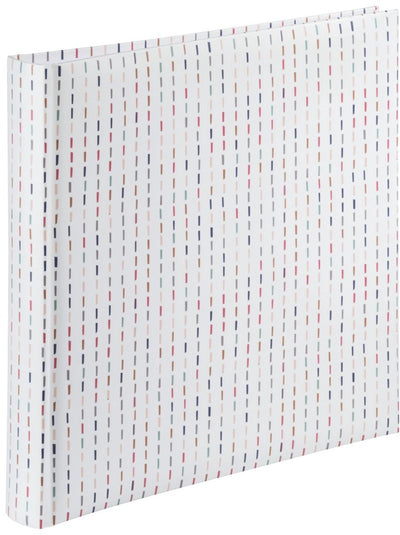 Hama Album XL Grafik, 30x30 cm, 80 weiße Seiten, Streifen