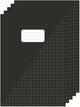 Kangaro-Notizbücher A4 – mit Diamant 10 mm – Schwarz – 5 Stück – K-583004