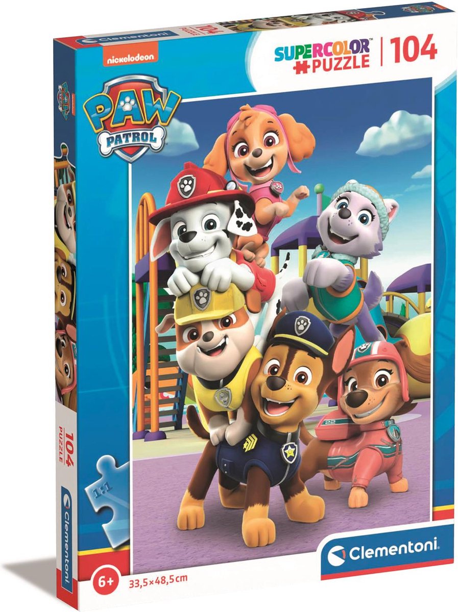 Clementoni Puzzle - Pfotenpatrouille, 104st.