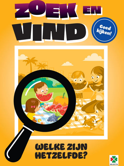 Suche und finden: Welches sind gleich? Doeboek