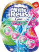 Weißer riesiger Toilettenblock, Duftschalter, Apfel-Seerose