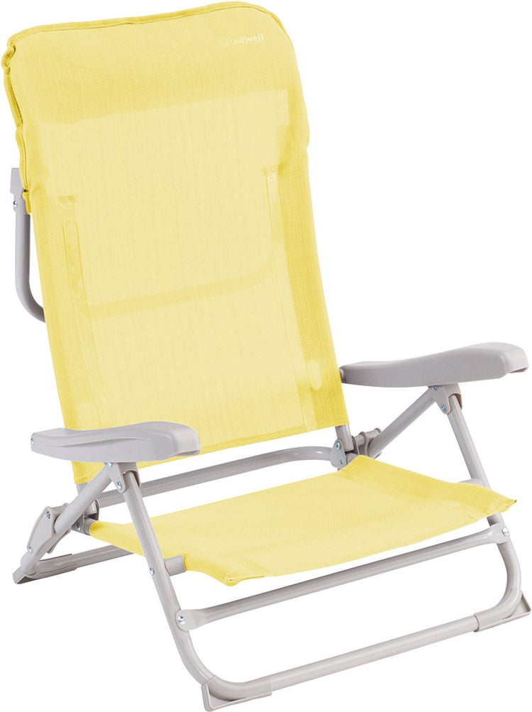 Outwell Seaford Relaxsessel – faltbarer Strandstuhl – Gelb