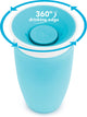 Munchkin Miracle Anti-Leck 360° Trinkbecher – Trinkbecher – Übungsbecher für Baby und Kind – 296 ml – Blau
