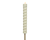 Lumineo Solar-Taschenlampe Wirbel Ø4-h90cm weiß - afbeelding 1