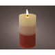 Lumineo LED-Kerze Flammeneffekt Verlauf 15 cm Terra