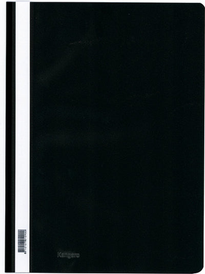 Kangaro Quick-Fix-Ordner – A4 – PP – Schwarz – Schrumpffolie zu 25 Stück – K-22042