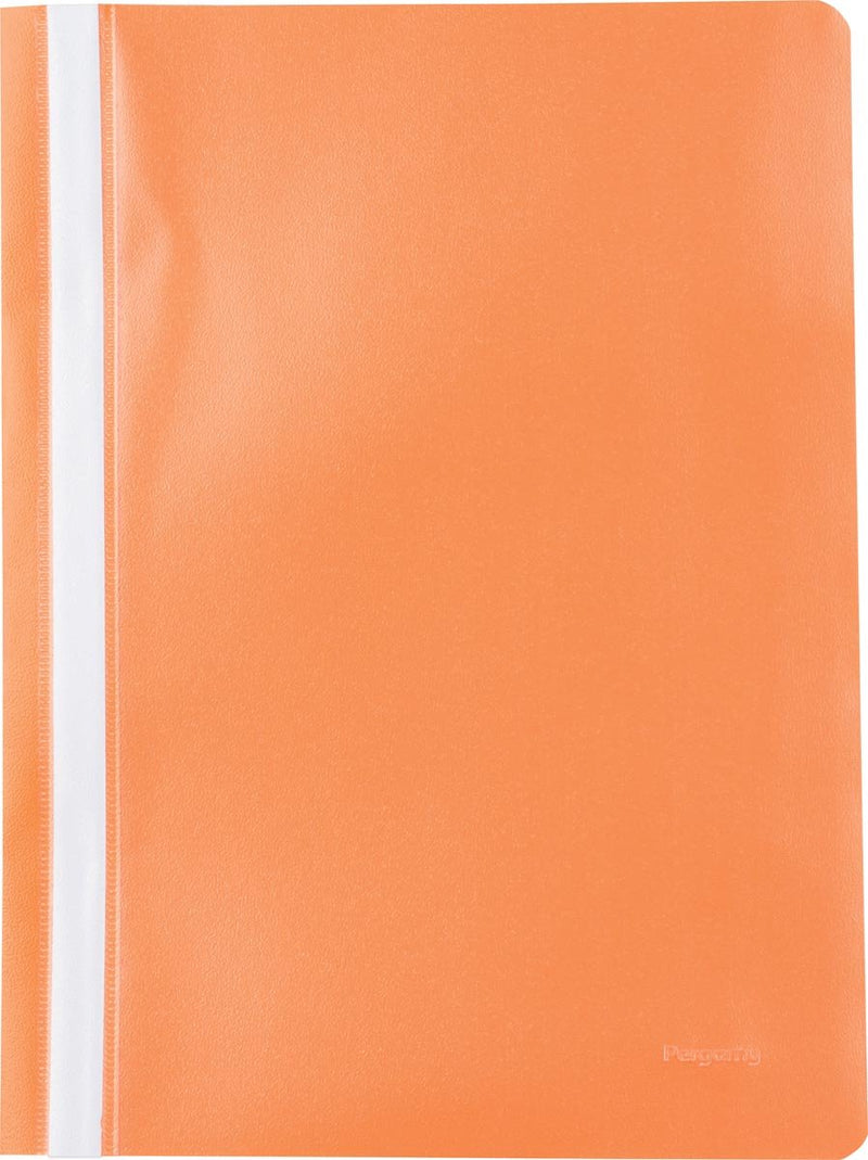 Pergamy Quick-Fix-Ordner, ft A4, PP, 5er-Pack, orange