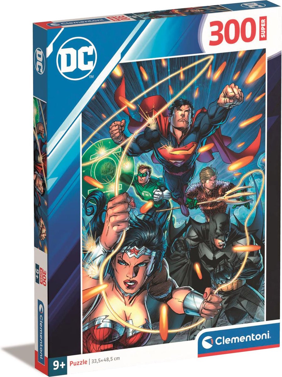 Clementoni Jigsaw Puzzle Super Color Justice League, 300st.