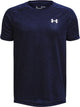 Under Armour Jungen-Sportshirt „UA Tech 2.0 SS-Blu“ – Midnight Navy – Weiß