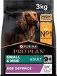 Pro Plan Small Mini Adult 9+ (Senior) Age Defense – Trockenfutter für Hunde – Huhn – 3 kg