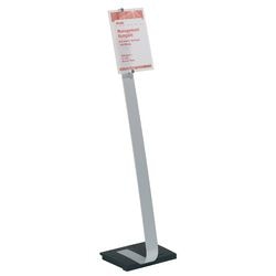 Bodenständer Durabel 48823 A4 Aluminium Silber