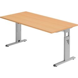 Bach Schreibtischhammer Matrix 160x80x68-85cm Buche