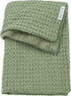 Meyco Baby Waffel-Teddy-Kinderbettdecke – Olivgrün – 100 x 150 cm – 2,0 Tog