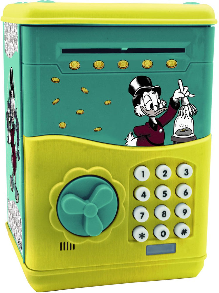 Lexibook Disney Scrooge elektronisches Sparschwein, geschützt durch Geheimcode mit Ton- und Lichteffekten und Musik.