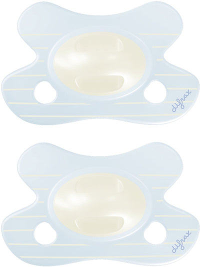 Difrax Naturschnuller - Neugeborene - Blau - 2 Stück