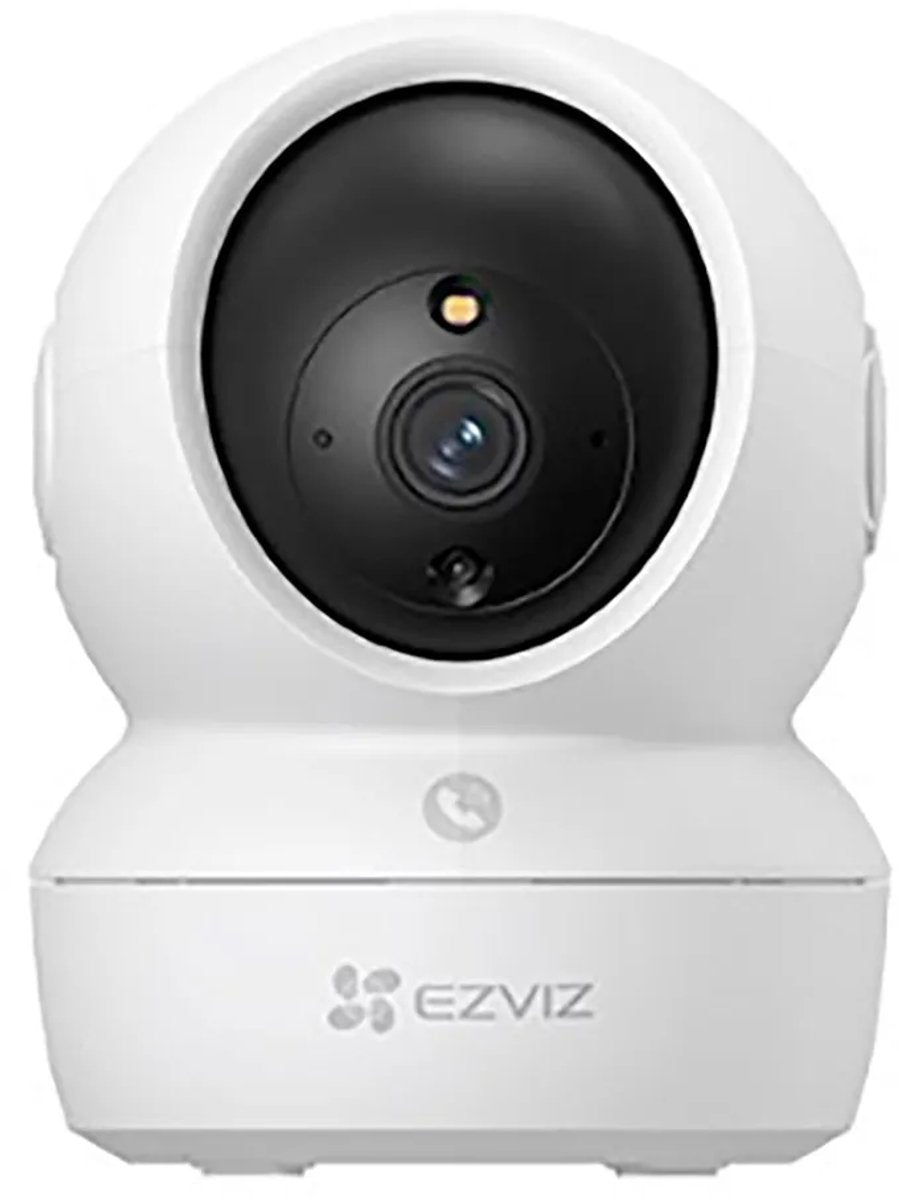 Ezviz H6C 2K-Überwachungskamera für den Innenbereich – 360°-Schwenk-/Neigefunktion – Smart Tracking, Personenerkennung, Geräuscherkennung – Weiß