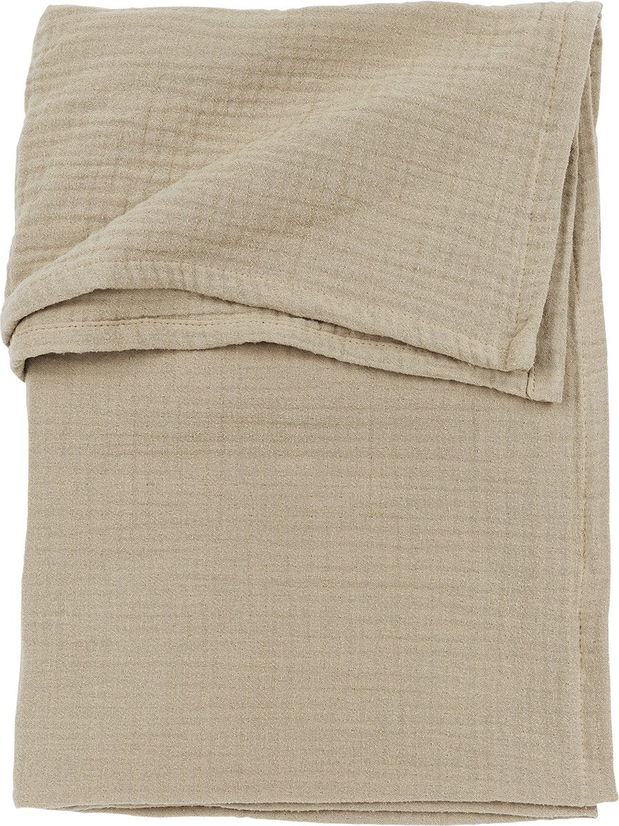 Meyco Baby-Uni-Bettlaken – vorgewaschen, hydrophil – Sand – 100 x 150 cm – 0,3 Tog