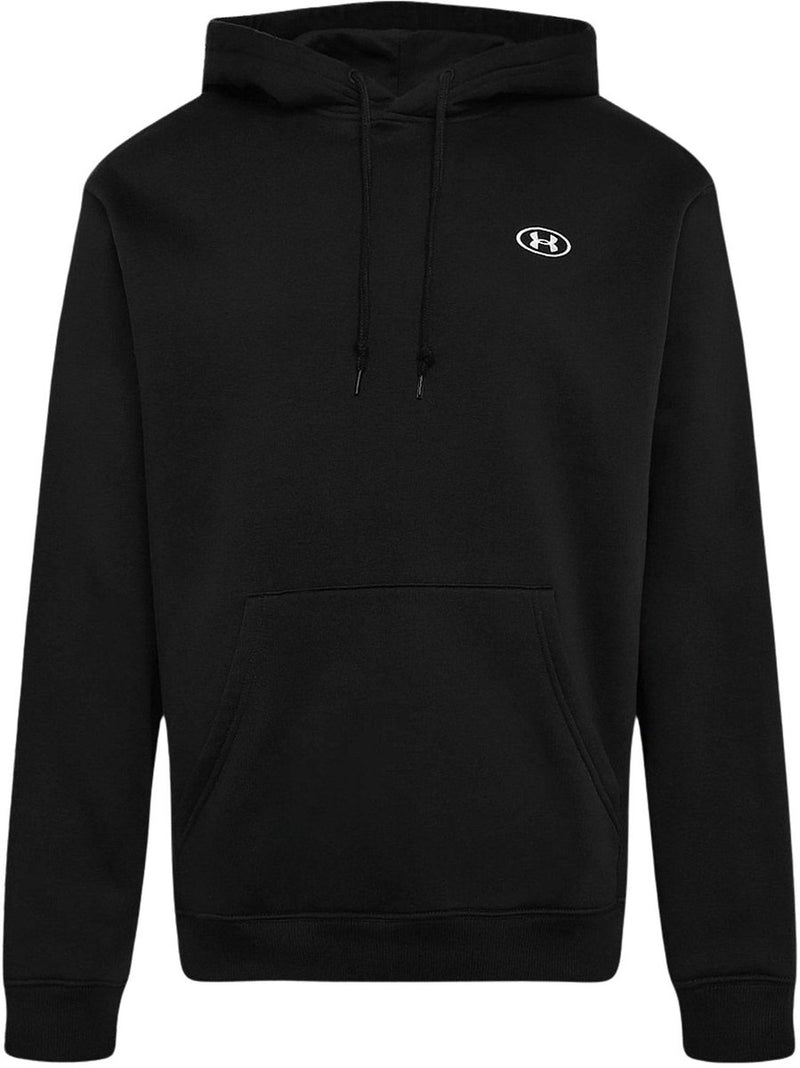 Under Armour UA Rival FLC Hoodie-Blk Herren-Sporttrikot – Ultimate Schwarz – Weiß