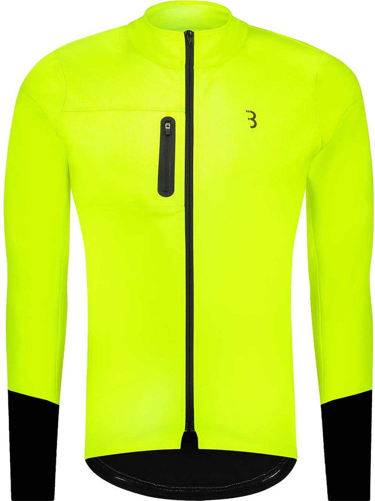 Bbb Cycling Coldguard Fahrradjacke – Winterjacke – winddicht und wasserabweisend – Rennradbekleidung – Neongelb – Größe L – BBW-456