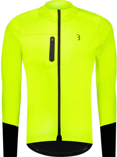 Bbb Cycling Coldguard Fahrradjacke – Winterjacke – winddicht und wasserabweisend – Rennradbekleidung – Neongelb – Größe M – BBW-456
