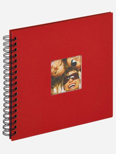 Walther sa-108-r fun - Spiralalbum - Größe 26 x 25 cm - rot