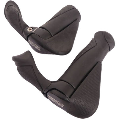 RST -Griffpaar MF2 Kraton Aluminium 130 + 87 mm schwarz