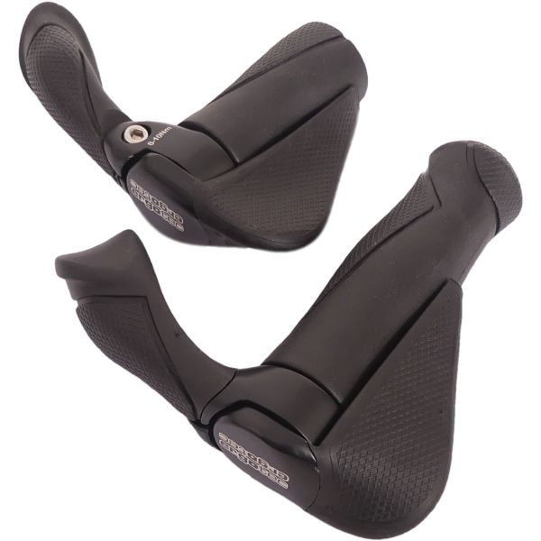RST -Griffpaar MF2 Kraton Aluminium 130 + 87 mm schwarz