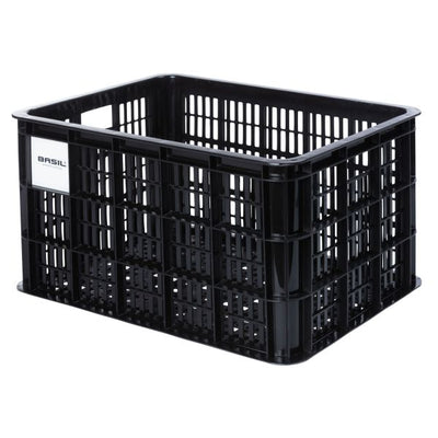 Basilikum Krat M recycelter Plastikmik 29.5L Schwarz