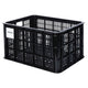 Basilikum Krat M recycelter Plastikmik 29.5L Schwarz