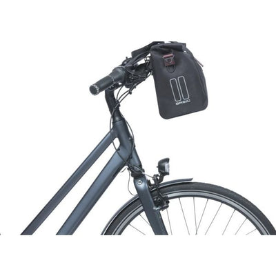 Basilikum FietShandtas Stadt Mik 8 - 11 Liter 19 x 30 x 26 cm - Schwarz