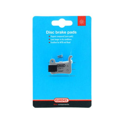 ELVEDES DISC BREMS BLOCK SET 6859T (pro Paar) Grau