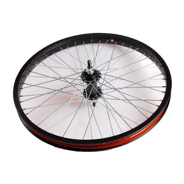 Vorderrad 20 x 1,75 Aluminium 48 Spaaks Schwarz
