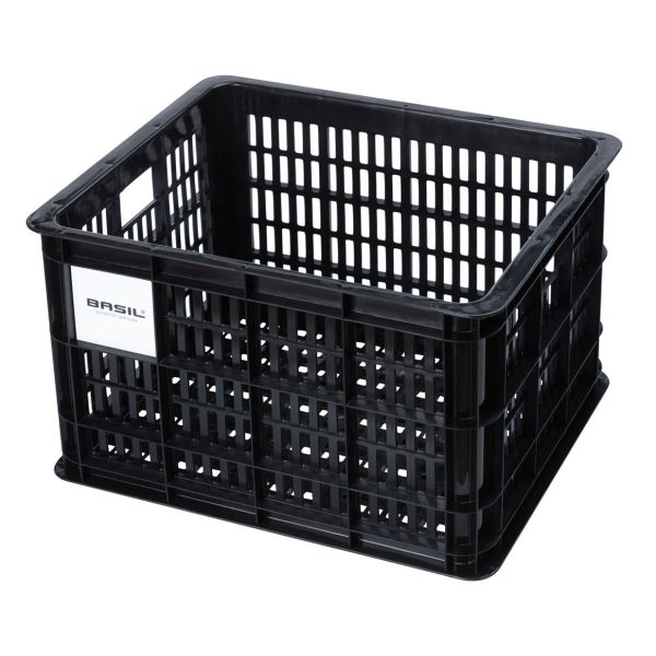 Basilikum fietslat m - mittel - 29,5 Liter - schwarz
