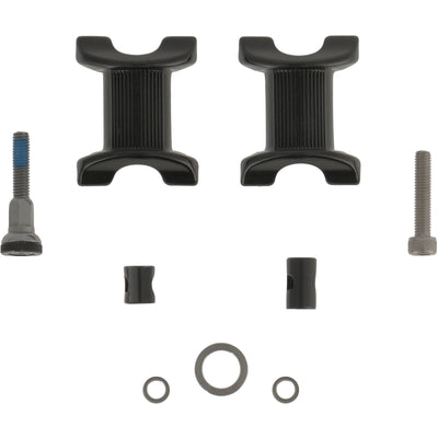 Verschiedene Isaac - Meson Sattelstützen-Schienenklemmen-Sets für meine Modelle 2012 und 2013
