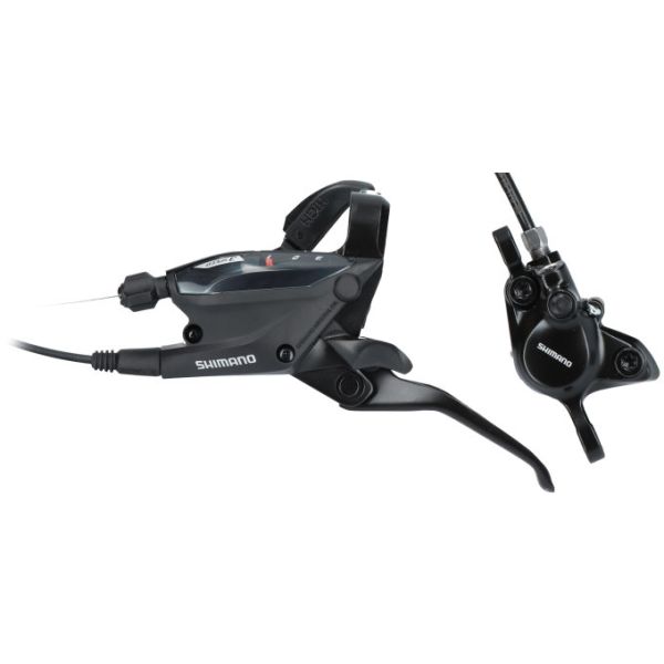 Hydraulisches Bremsset 3 Gang Shimano ST-EF505 MT200 – schwarz