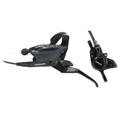 Hydraulisches Bremsset 3 Gang Shimano ST-EF505 MT200 – schwarz